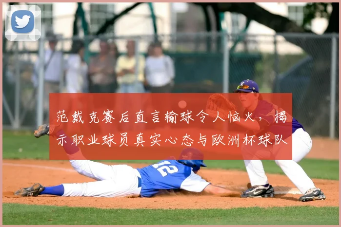 范戴克赛后直言输球令人恼火，揭示职业球员真实心态与欧洲杯球队目标